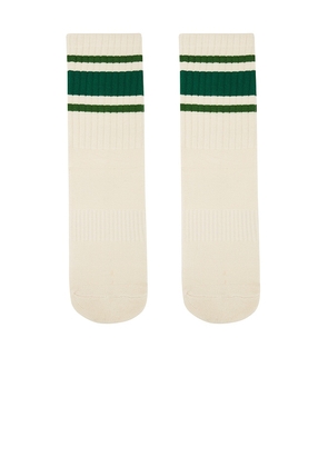 Souls. Retro Sock in Cream. Size S-M. Also in M-L.