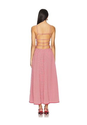 Solid & Striped x REVOLVE Delta Dress in Red. Size XL. Also in L.