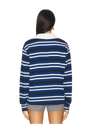 superdown Sashia Polo Top in Navy. Size M. Also in XXS, XS, S.