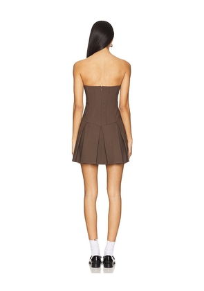 superdown Geraldine Mini Dress in Brown. Size M. Also in S.