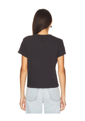 RE/DONE 1950s Boxy Tee in Black. Size L. Also in XS, S.
