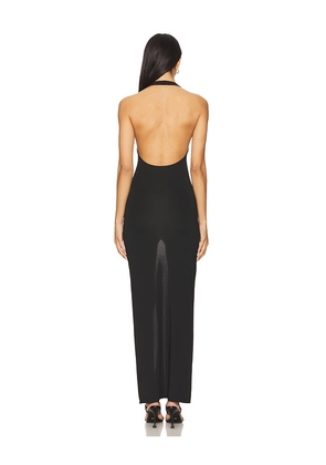 superdown Cambri Maxi Dress in Black. Size M. Also in L, XL.