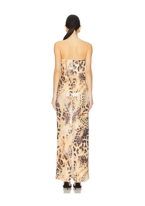 retrofete Ember Dress in Brown. Size S. Also in XS.