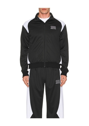 Sinclair Global Tech Logo Track Jacket in Black. Size M. Also in L.