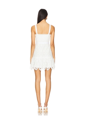 SAYLOR Verena Dress in White. Size M. Also in S.