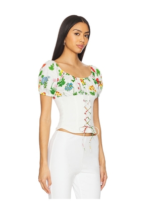 Tyler McGillivary Uma Top in White. Size M. Also in S, XS, L.