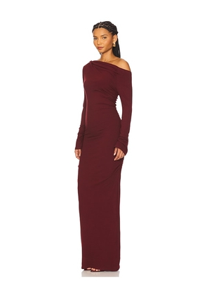 SNDYS x REVOLVE Reyna Maxi Dress in Cherry. Size L. Also in M, S, XL, XS, XXS.