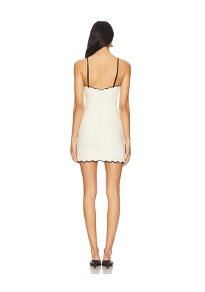 Tularosa Tashi Mini Dress in Ivory. Size L. Also in XS, S, M, XL.