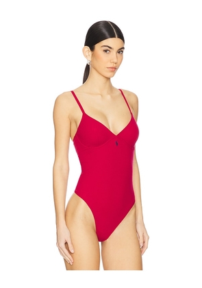 Polo Ralph Lauren Intimates Bodysuit in Red. Size M. Also in L, XL, XS.