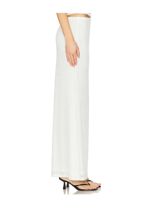 Runaway The Label Orlean Maxi Skirt in White. Size M. Also in S, L, XL, XXL.