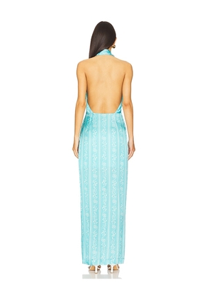 Sabina Musayev Alesia Dress in Blue. Size M. Also in S, XS, L, XL.