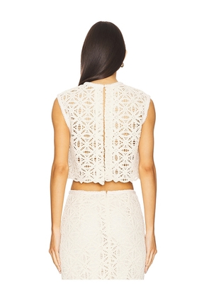 Sabina Musayev Debby Top in Ivory. Size M. Also in S, XS, L, XL.