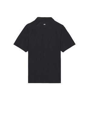 Rhone Regatta Pique Polo in Black. Size M. Also in S, L, XL/1X.