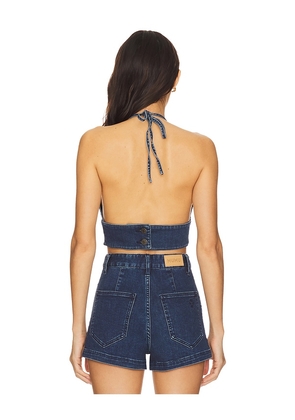 Show Me Your Mumu Palm Springs Top in Blue. Size M. Also in XS, S, L, XL.