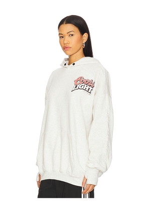 The Laundry Room 96 Coors Light Racing Hideout Hoodie in Grey. Size XS. Also in S.