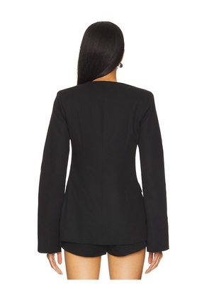 SNDYS Emilie Fitted Blazer in Black. Size S. Also in M, XS.