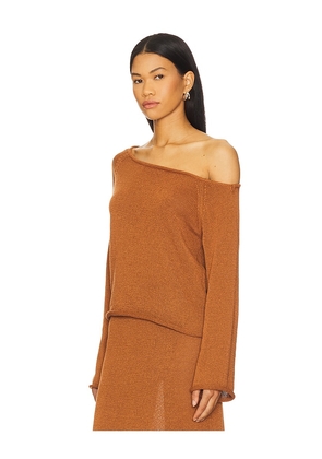 SNDYS Cali Jumper in Brick. Size S. Also in XS, XXS.