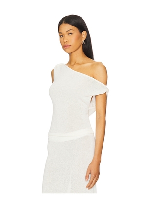 SNDYS Cali Top in White. Size M. Also in L, XL, XXL, XXS.