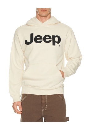 Philcos Jeep Forest Hoodie in Cream. Size M. Also in S, L.