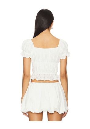 Tularosa Twyla Top in White. Size S. Also in L, XL.