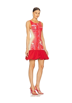 PH5 Daphne Reversible Tank Dress in Red. Size S. Also in M.