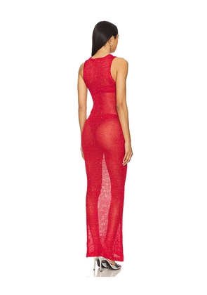 superdown Alix Maxi Dress in Red. Size M. Also in XS, S.