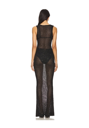 superdown Alix Maxi Dress in Black. Size M. Also in XS, S, L.