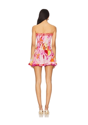 Poupette St Barth Cory Bandeau Dress in Pink. Size M. Also in L.
