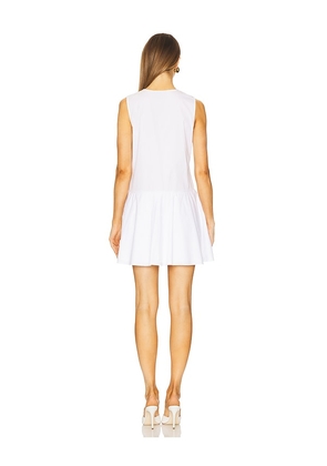 Theory Sleeveless Button Down Mini Dress in White. Size M. Also in XL.