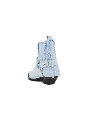 Sonora Hidalgo Belt Boot in Blue. Size 36. Also in 35.