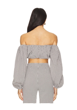Stone Cold Fox x REVOLVE Liz Top in Black. Size M. Also in S, XXS, L, XL.