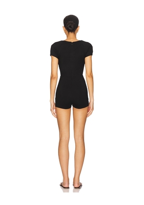 superdown Ameiliah Romper in Black. Size M. Also in XS, S, XL.