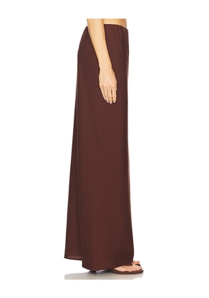 SEVEN WONDERS Comalie Maxi Skirt in Chocolate. Size M. Also in XS, S, L.