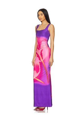 Runaway The Label Makiko Maxi Dress in Pink, Purple. Size XS. Also in L, M, S.