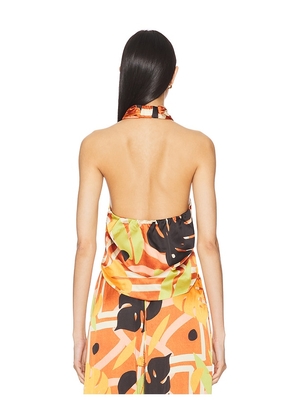 SEVEN WONDERS Sachi Top in Orange. Size M. Also in L.
