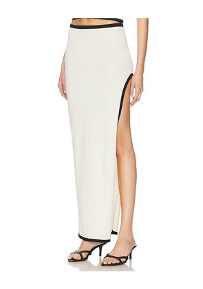 SEVEN WONDERS Dulchie Maxi Skirt in Cream. Size S. Also in M.