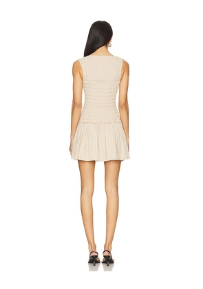 Tularosa Laura Mini Dress in Neutral. Size XS. Also in XXS.