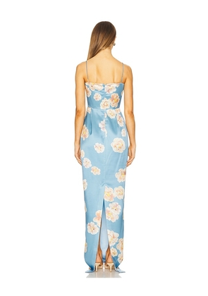 SAU LEE Sofia Dress in Blue. Size 4. Also in 2.