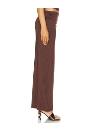 SNDYS Gabby Maxi Skirt in Chocolate. Size L. Also in 3X, XL, XXL.