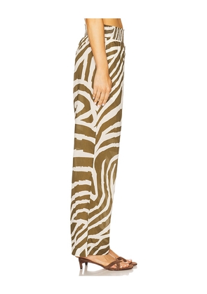 Rails Brendon Pant in Olive,Ivory. Size M. Also in S.