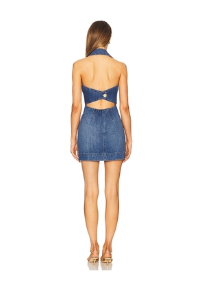 Show Me Your Mumu Darien Dress in Blue. Size M. Also in XS, S, L, XL.
