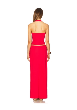 superdown Normi Skirt Set in Red. Size M. Also in XS, S, XL.