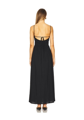 SNDYS Mahalia Maxi Dress in Black. Size XL. Also in XXS.