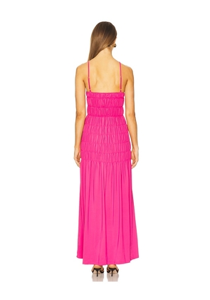 SNDYS Ingrid Maxi Dress in Pink. Size S. Also in M, XS.