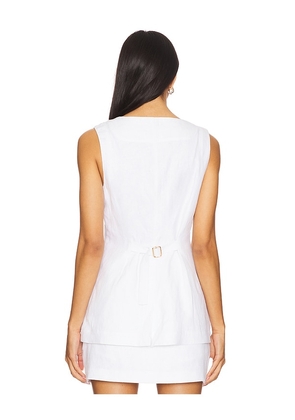 Posse Emma Vest in Ivory. Size M. Also in S, XXS, XS, L, XL.