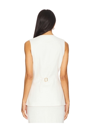 Posse Matilda Gilet in Ivory. Size M. Also in S, L.