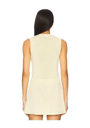 SEROYA Bebe Vest Top in Yellow. Size M. Also in L.