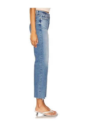 PISTOLA Charlie High Rise Classic Straight in Blue. Size 25. Also in 26, 28.