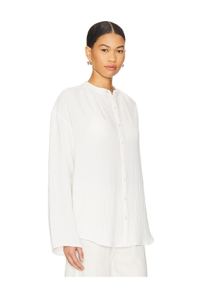 Tularosa Pheby Button Down Shirt in Ivory. Size M. Also in XS, S, L, XL.