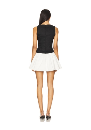Stone Cold Fox x REVOLVE Hannah Mini Dress in Black,White. Size M. Also in L, S, XL, XS, XXS.